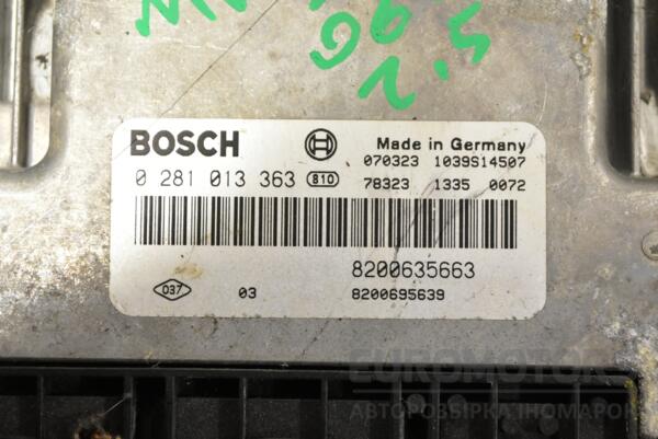 Блок управління двигуном комплект 06- Renault Master 2.5dCi 1998-2010 0281013363 287259 - 2