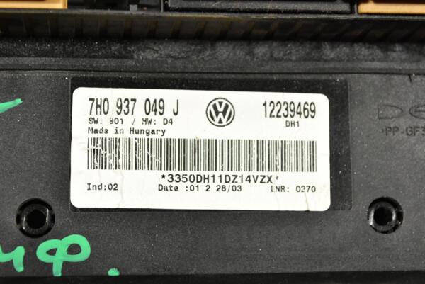 Блок комфорту VW Transporter (T5) 2003-2015 7H0937049J 287594 - 2