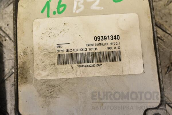 Блок управління двигуном комплект Opel Astra 1.6 16V (G) 1998-2005 09391340 287599 - 2