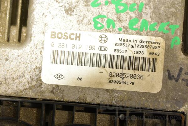 Блок управления двигателем Renault Laguna 2.0dCi (II) 2001-2007 0281012199 287763 - 2