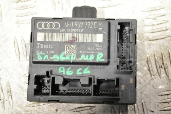Блок управління двері передньої правої Audi A6 (C6) 2004-2011 4F0959792E 289053