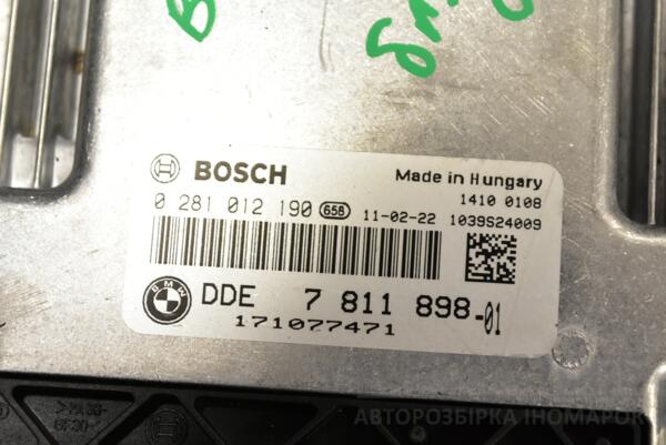 Блок керування двигуном BMW 5 2.5tdi (E60/E61) 2003-2010 7811898 289114 - 2