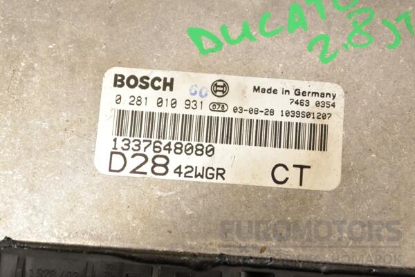 Блок управления двигателем комплект Citroen Jumper 2.8jtd 2002-2006 1337648080 289245 - 2