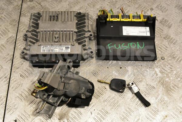 Блок управління двигуном комплект Ford Fusion 1.4tdci 2002-2012 7S6112A650FA 289474 - 1