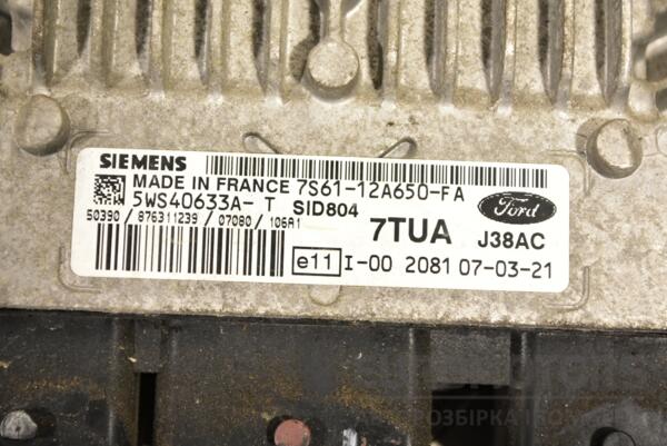 Блок управління двигуном комплект Ford Fusion 1.4tdci 2002-2012 7S6112A650FA 289474 - 2