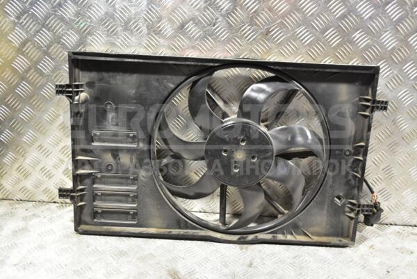 Вентилятор радиатора 7 лопастей с диффузором VW Golf (VII) 2012 5Q0121205AP 290343 - 1