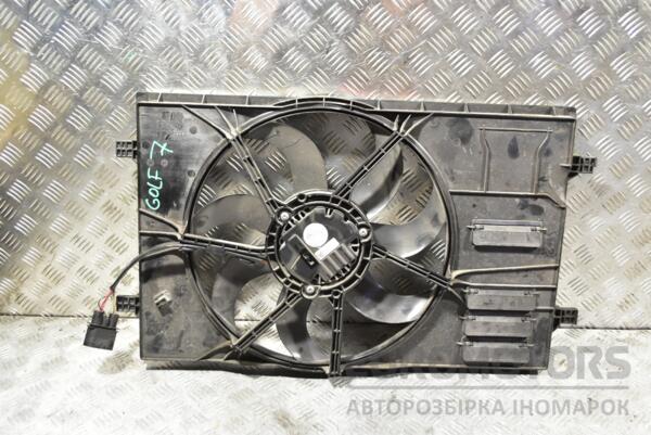 Вентилятор радіатора 7 витків з дифузором VW Golf (VII) 2012-2020 5Q0121205AP 290343 - 2