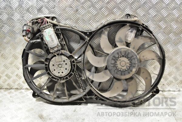 Вентилятор радіатора комплект 2 секції 7 витків+9 витків з дифузором Audi A6 (C6) 2004-2011 4F0121003AC 290362 - 2