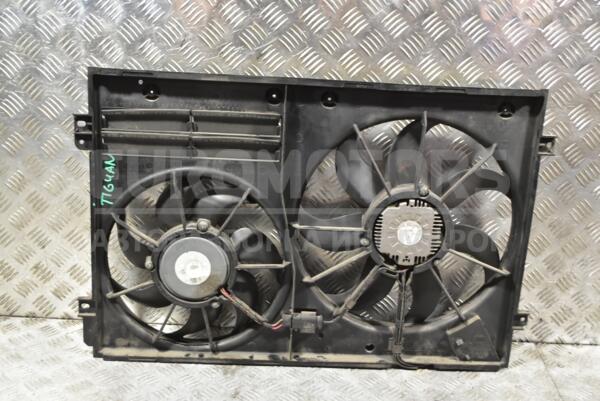 Вентилятор радиатора комплект 2 секции 7 лопастей+7 лопастей с диффузором VW Tiguan 2007-2011 1K0121207BC 290372 - 1