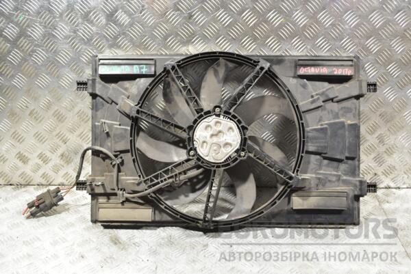 Вентилятор радіатора 7 витків з дифузором Skoda Octavia (A7) 2013-2020 5Q0121205S 290376 - 2