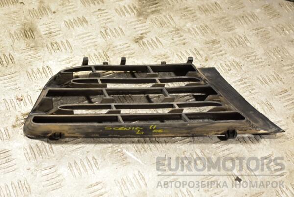Решетка радиатора левая 06- Renault Scenic (II) 2003-2009 291483 - 2