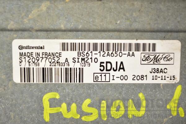 Блок управления двигателем Ford Fusion 1.4 16V 2002-2012 BS6112A650AA 295139 - 2
