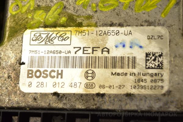 Блок управління двигуном Ford Focus 1.6tdci (II) 2004-2011 7M5112A650UA 295441 - 2