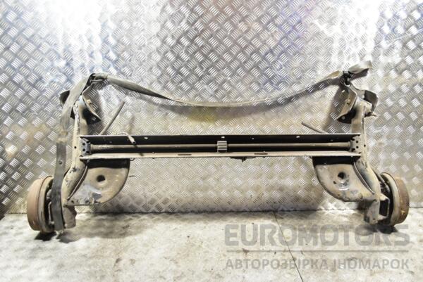 Балка задня в зборі під барабани з ABS Renault Sandero 2007-2013 555019768R 300290 - 4
