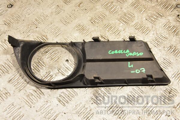 Накладка бампера під птф ліва -07 Toyota Corolla Verso 2004-2009 521280F020 304402 - 2