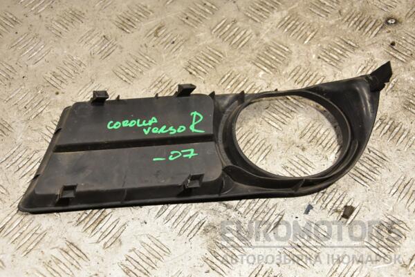 Накладка бампера під птф права -07 Toyota Corolla Verso 2004-2009 521270F020 304404 - 2