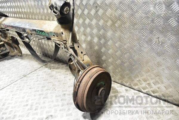 Балка задняя в сборе под барабаны с ABS Dacia Dokker 2012 555114272R 310253 - 3