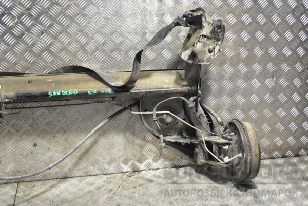 Балка задня в зборі під барабани з ABS Renault Sandero 2007-2013 555019768R 310427 - 2