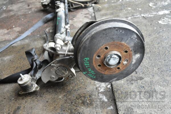 Балка задняя в сборе под барабаны с ABS Citroen Berlingo 1996-2008 311149 - 3