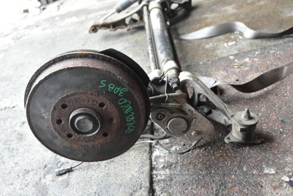 Балка задня в зборі під барабани з ABS Citroen Berlingo 1996-2008 311157 - 3