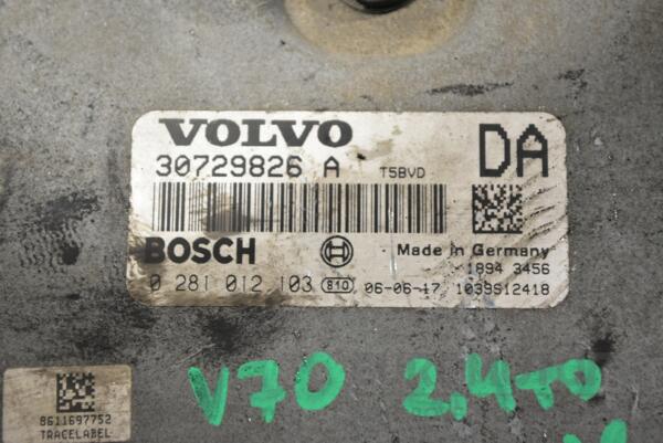 Блок керування двигуном Volvo V70 2.4td D5 2001-2006 0281012103 311989 - 2