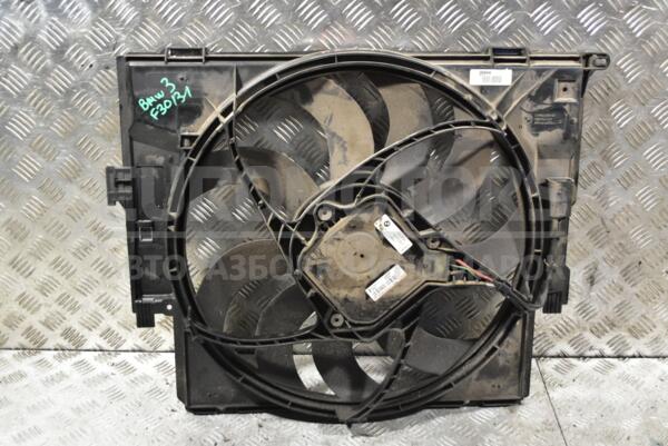 Вентилятор радиатора 9 лопастей в сборе с диффузором BMW 3 (F30/F31) 2012-2019 7608407 313738 - 1