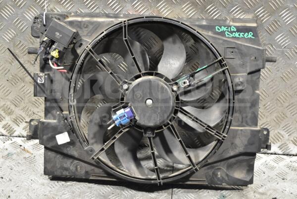 Вентилятор радиатора 8 лопастей в сборе с диффузором (дефект) Dacia Dokker 2012 313748 euromotors.com.ua