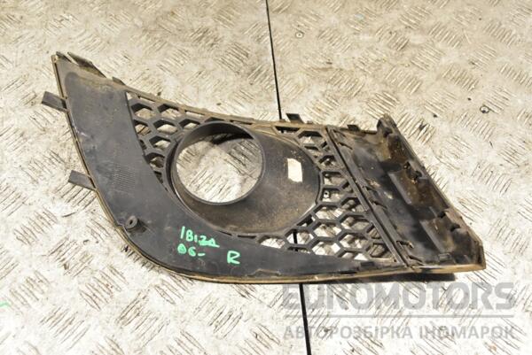 Решітка бампера під птф права 06- Seat Ibiza 2002-2008 6L6853666A 315727 - 2