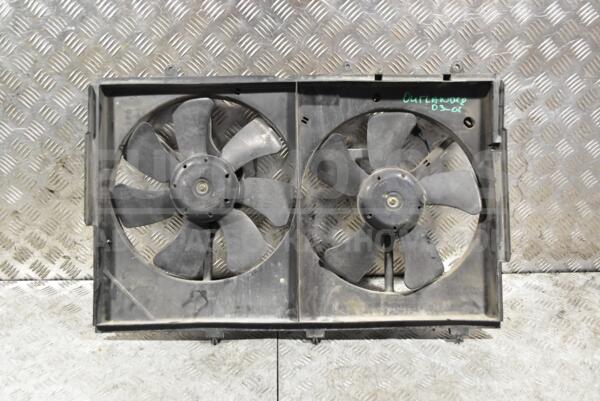 Вентилятор радіатора комплект 2 секції 7 лопатей+5 лопатей з дифузором Mitsubishi Outlander 2.0 16V 2003-2006 MR312897 318551 - 1