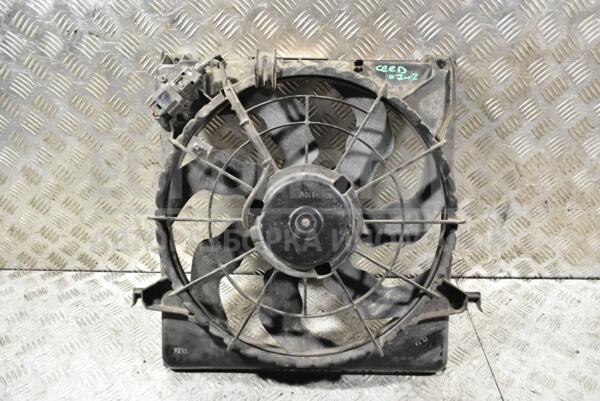 Вентилятор радиатора 7 лопастей в сборе с диффузором Kia Ceed 2007-2012 253801H680 318580 - 1