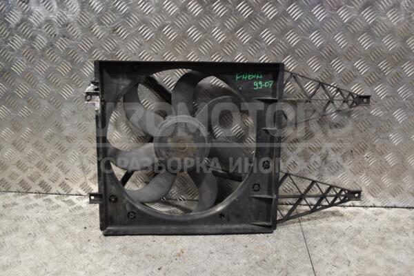 Вентилятор радиатора 7 лопастей в сборе с диффузором Skoda Fabia 1999-2007 6Q0121207L 318866 euromotors.com.ua