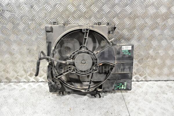 Вентилятор радиатора 7 лопастей в сборе с диффузором Nissan Note (E11) 2005-2013 21481AX610 319065 - 1