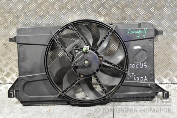 Вентилятор радиатора 8 лопастей в сборе с диффузором Ford Focus (II) 2004-2011 3M518C607EC 319079 - 2