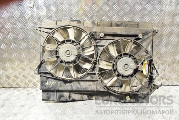 Вентилятор радіатора комплект 2 секції 9 лопатей+7 лопатей з дифузором Toyota Auris 1.4 D-4D (E15) 2006-2012 422750192 319129 - 2