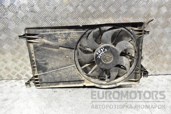 Вентилятор радиатора 7 лопастей в сборе с диффузором Ford C-Max 2.0 16V 2003-2010 3M5H8C607RJ 319133 - 2