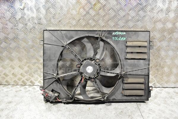 Вентилятор радиатора 7 лопастей в сборе с диффузором VW Touran 2010-2015 1K0121207BA 319155 euromotors.com.ua