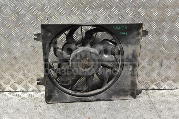 Вентилятор радиатора 9 лопастей в сборе с диффузором Hyundai Santa FE 2.2crdi 2006-2012 977302B200 319171 - 1
