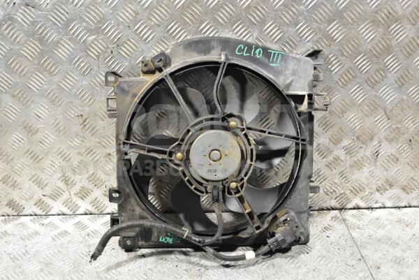 Вентилятор радіатора 7 лопатей в зборі з дифузором Renault Clio 1.5dCi (III) 2005-2012 8200525991 319175 euromotors.com.ua