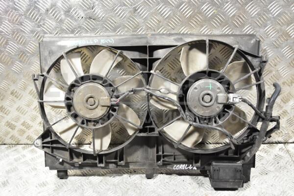 Вентилятор радиатора комплект 2 секции 7 лопастей+5 лопастей с диффузором Toyota Corolla 2.0 D-4D (E12) 2001-2006 1227508400 319177 - 1