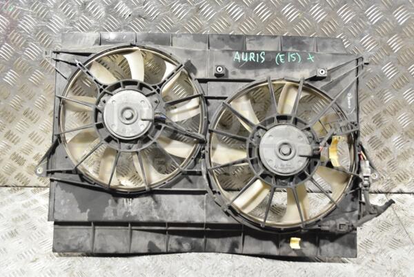 Вентилятор радиатора комплект 2 секции 9 лопастей+7 лопастей с диффузором Toyota Auris 1.4 D-4D (E15) 2006-2012 422750192 319179 euromotors.com.ua