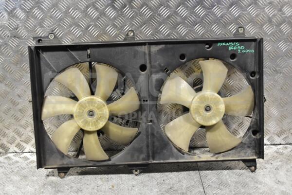 Вентилятор радіатора комплект 2 секції 6 лопатей+5 лопатей з дифузором Toyota Avensis Verso 2.0 D-4D 2001-2009 1680003550 319201 - 1