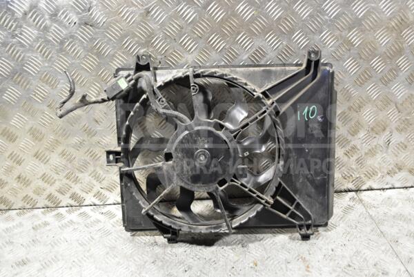 Вентилятор радіатора 9 лопатей в зборі з дифузором Hyundai i10 2007-2013 319351 - 1