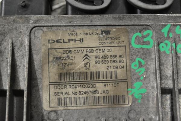 Блок управления двигателем Citroen C3 1.4hdi 2002-2009 R0411C023D 320240 - 2