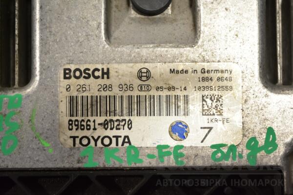 Блок управления двигателем Toyota Yaris 1.0 12V 2006-2011 0261208936 321430 - 2