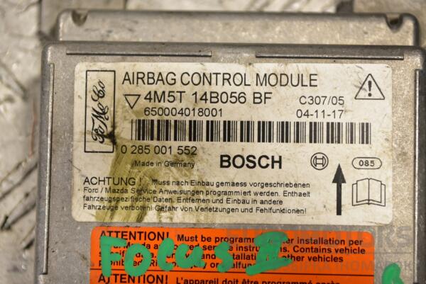 Блок управления Airbag Ford Focus (II) 2004-2011 4M5T14B056BF 321470 - 2