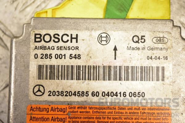 Блок управления Airbag Mercedes C-class (W203) 2000-2007 0285001548 321524 - 2
