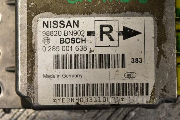 Блок управления Airbag Nissan Almera (N16) 2000-2006 98820BN902 321552 - 2