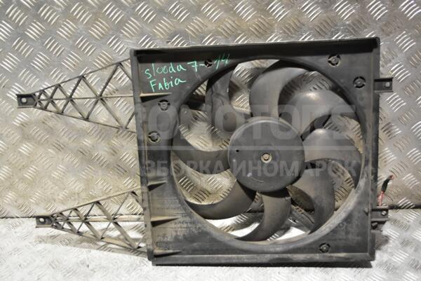 Вентилятор радіатора 8 лопатей в зборі з дифузором Skoda Fabia 2007-2014 6Q0121207N 321721 euromotors.com.ua