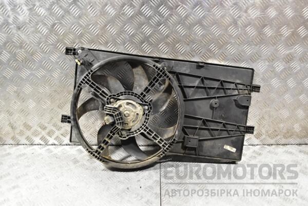 Вентилятор радиатора 7 лопастей в сборе с диффузором Fiat Qubo 1.3Mjet 2008 51856564 321737 - 2