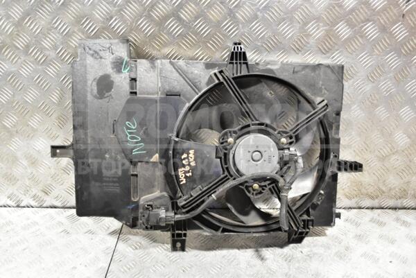 Вентилятор радіатора 6 лопатей у зборі з дифузором (дефект) Nissan Note (E11) 2005-2013 21480AX800 321741 euromotors.com.ua